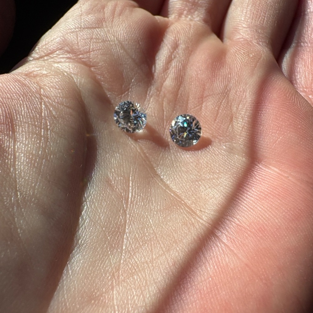 Helzberg Diamonds Silver Loose Diamonds 3.14ctw Authentic